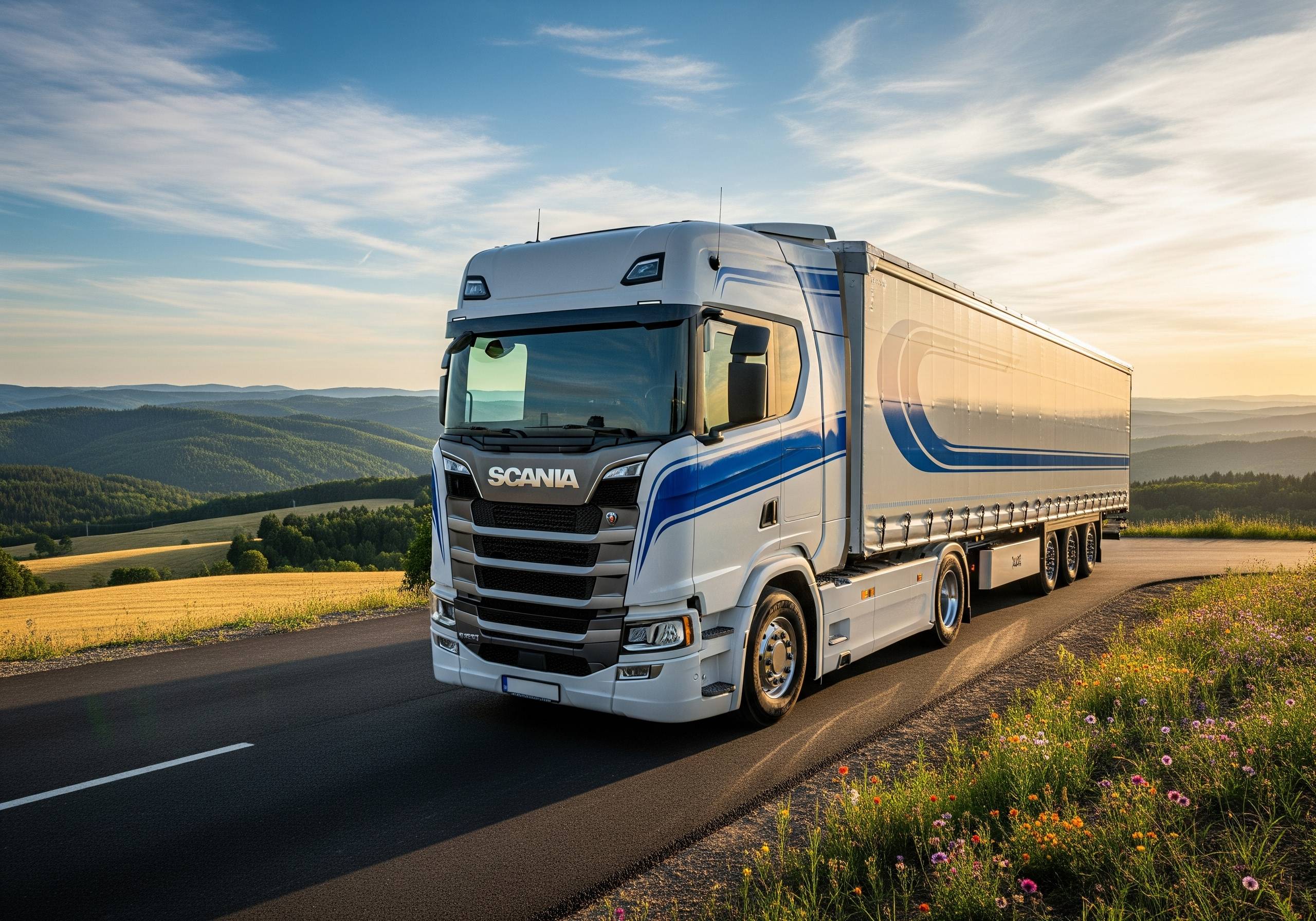 Caminhão Branco representando Empréstimo com Garantia